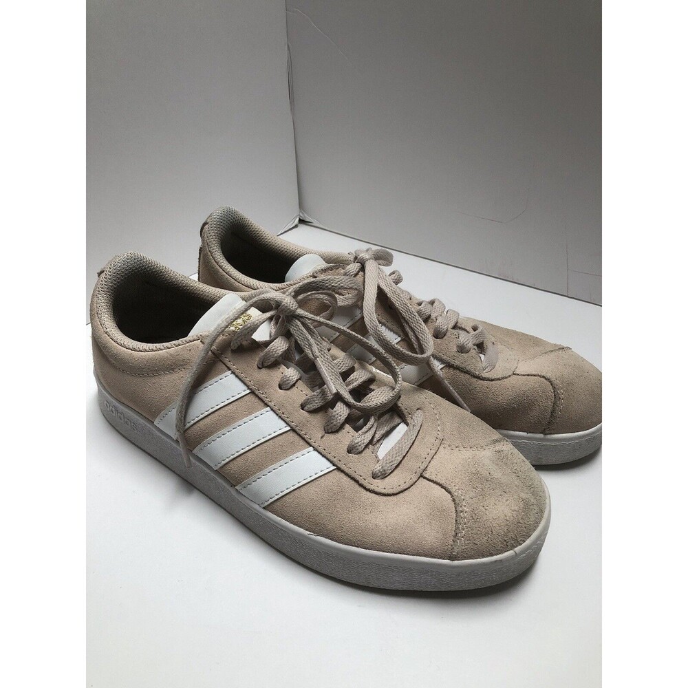 Adidas Womens Neo Sneakers Shoes Pink  Low Top Leather Lace Up 7.5